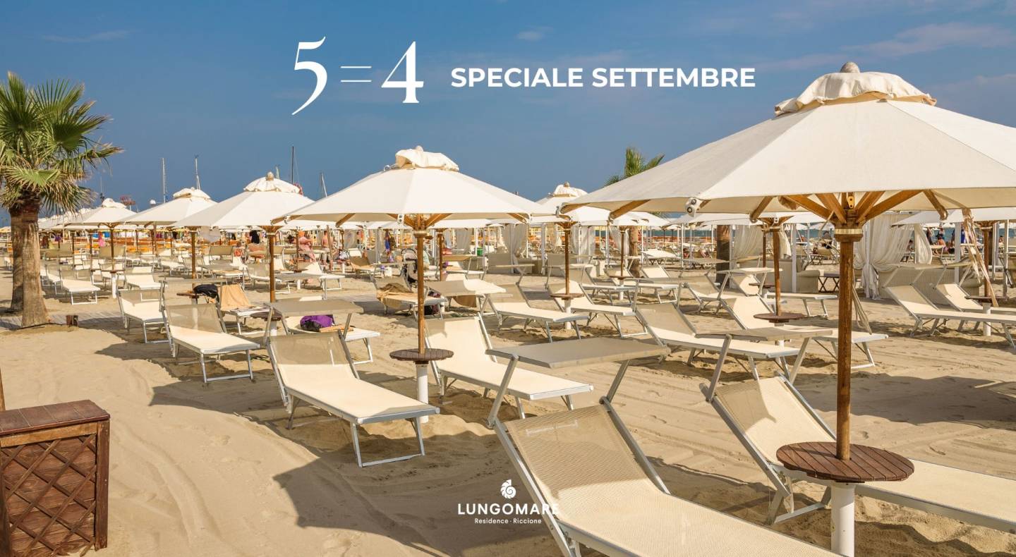 OFFERTA 5=4 SETTEMBRE RESIDENCE